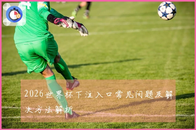 2026世界杯下注入口常见问题及解决方法解析